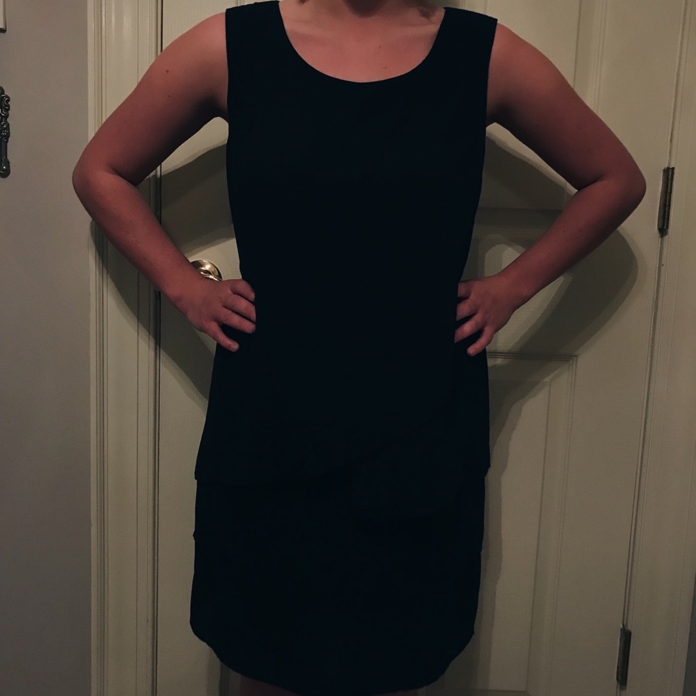 Black BCBG shift dress